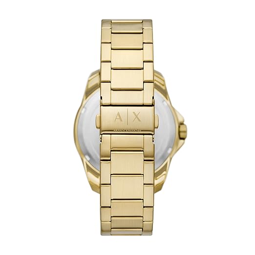 armani exchange analog green dial men's watch ax1951 stainless steel, gold strap armani exchange analog green dial men's watch ax1951 stainless steel, gold strap