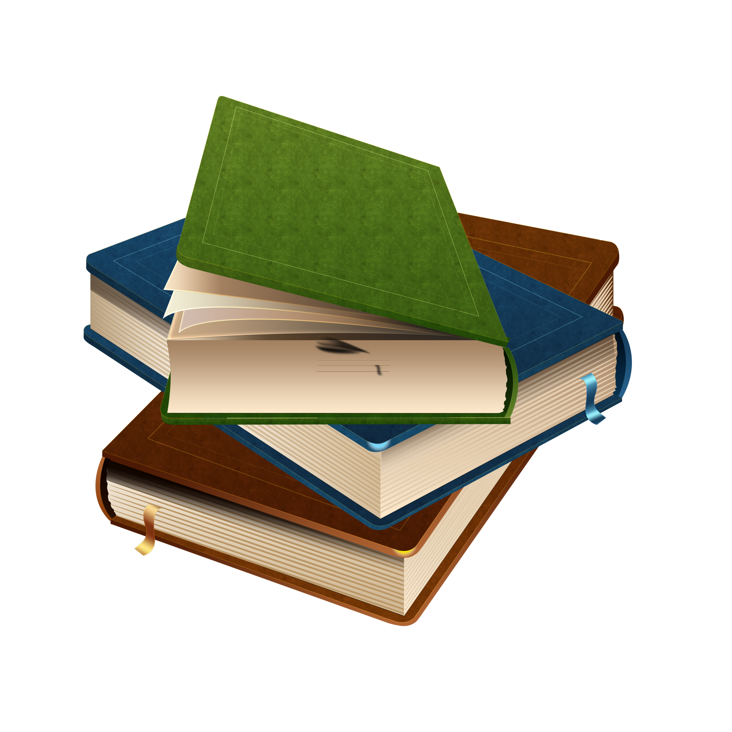 e-Commerce Hub books isolated on transparent background png