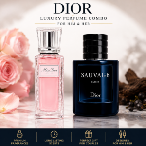 dior signature fragrance duo – miss dior roller pearl & sauvage elixir